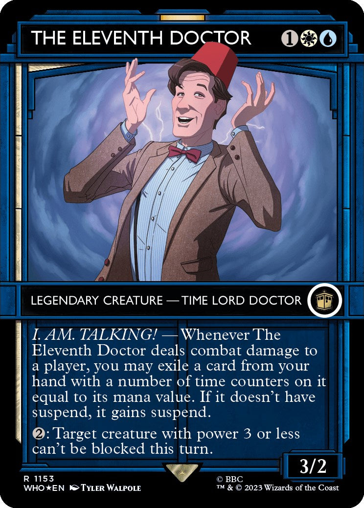 The Eleventh Doctor (Showcase) (Surge Foil) [Doctor Who] | Lots Moore NSW