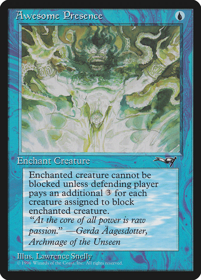 Awesome Presence (Creature Facing) [Alliances] | Lots Moore NSW