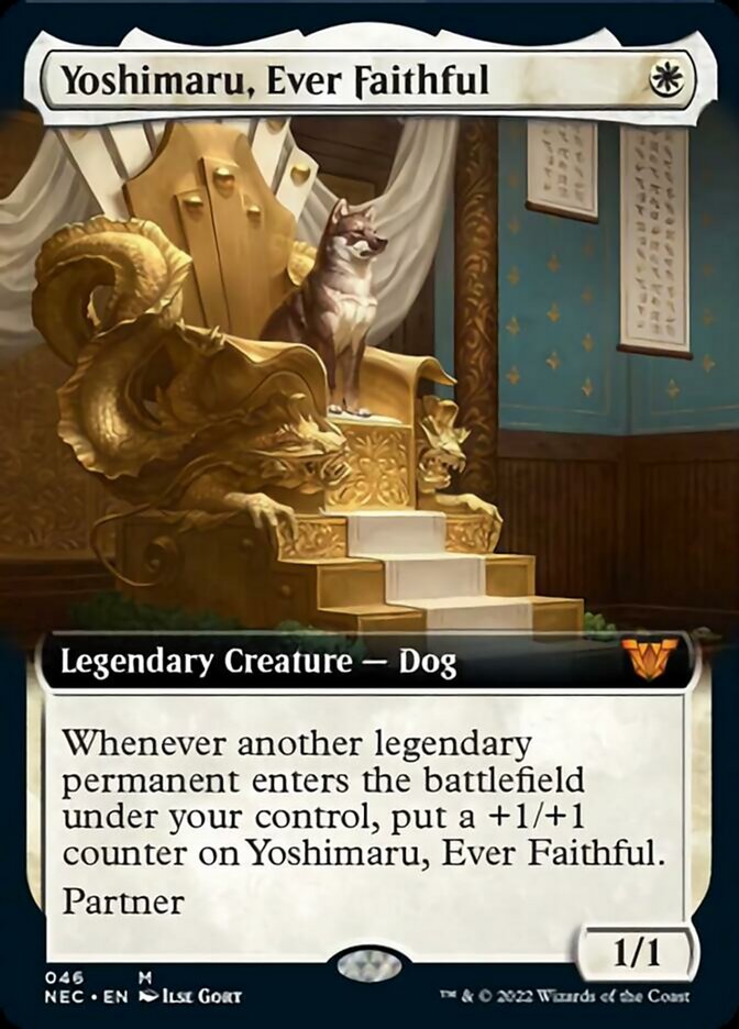 Yoshimaru, Ever Faithful (Extended Art) [Kamigawa: Neon Dynasty Commander] | Lots Moore NSW