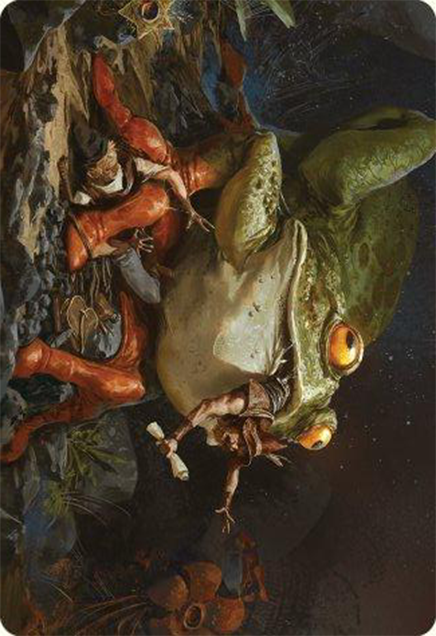 Rampant Frogantua Art Card [Modern Horizons 3 Art Series] | Lots Moore NSW