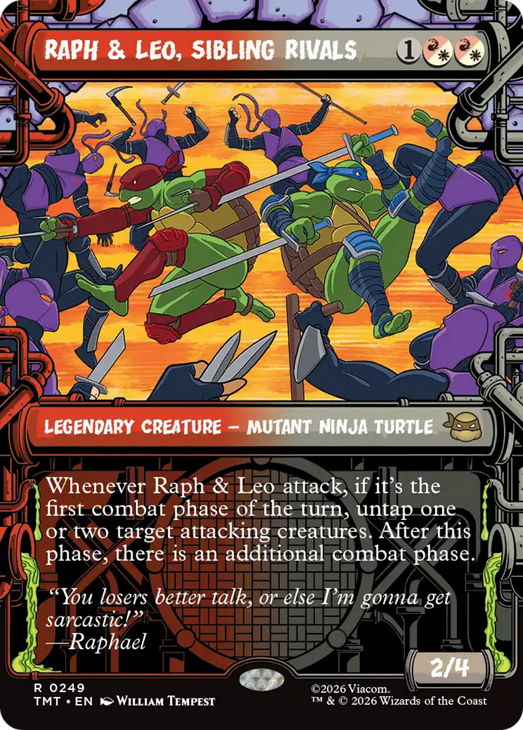 Raph & Leo, Sibling Rivals (Showcase) [Teenage Mutant Ninja Turtles] Magic: The Gathering | Lots Moore NSW