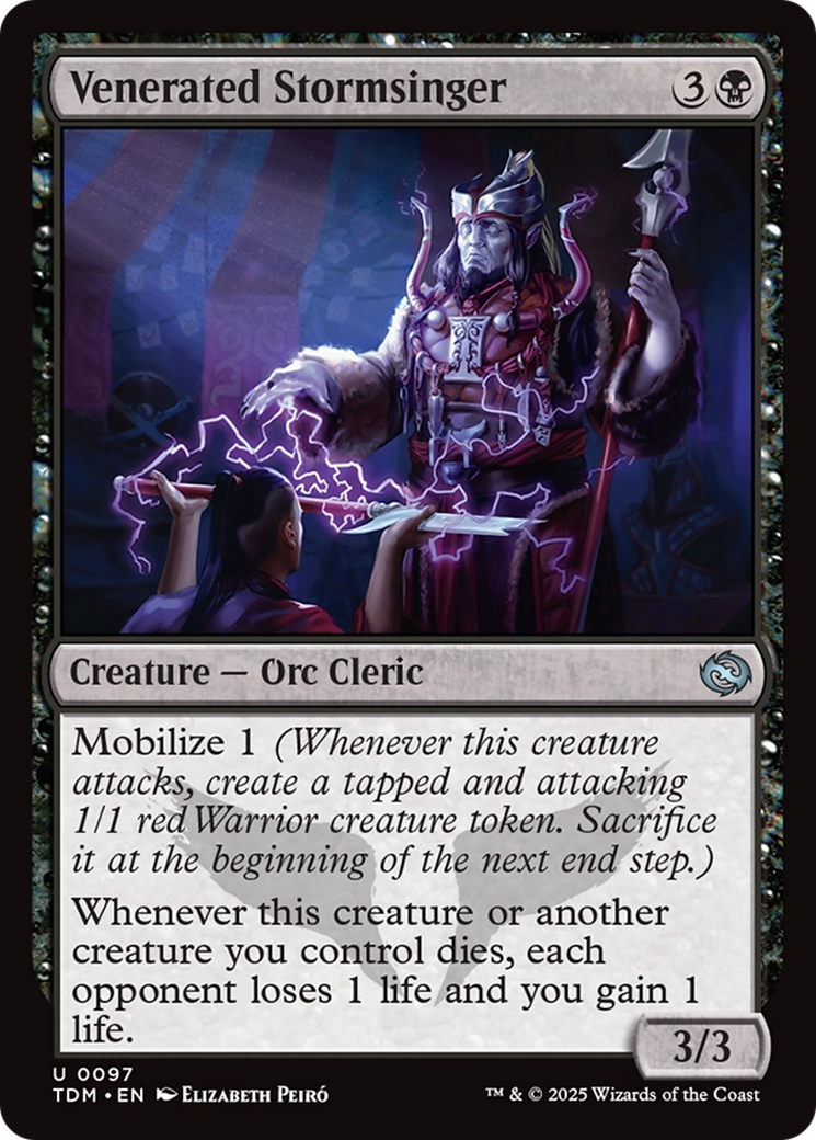 Venerated Stormsinger [Tarkir: Dragonstorm] | Lots Moore NSW
