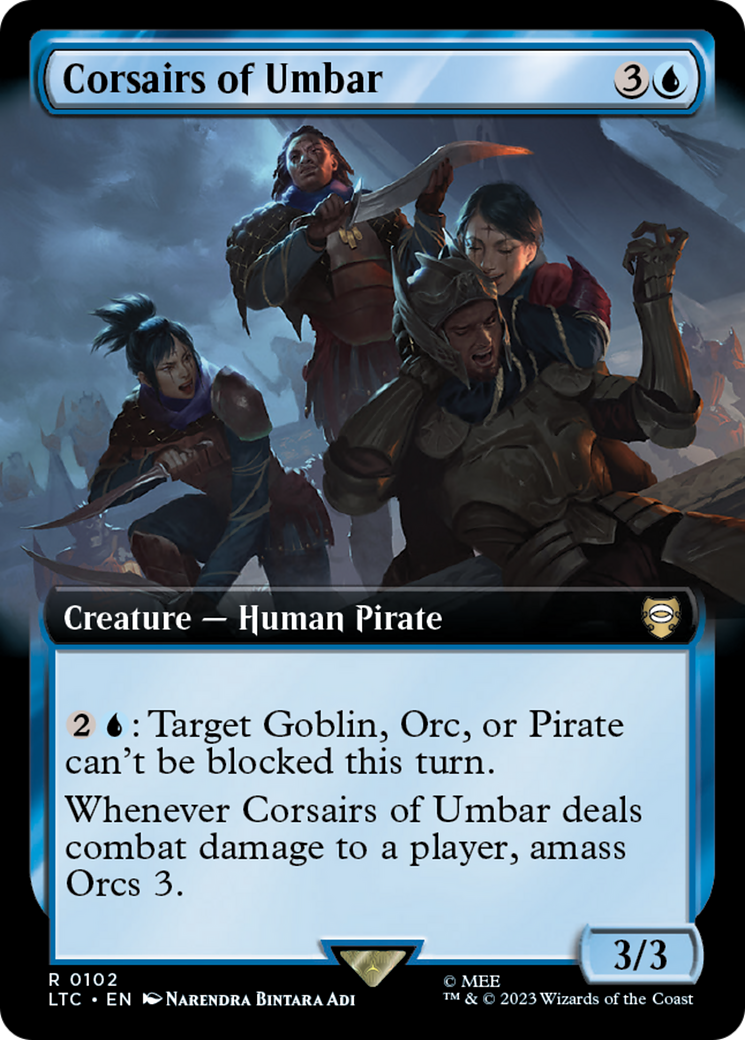 Corsairs of Umbar (Extended Art) [The Lord of the Rings: Tales of Middle-Earth Commander] | Lots Moore NSW