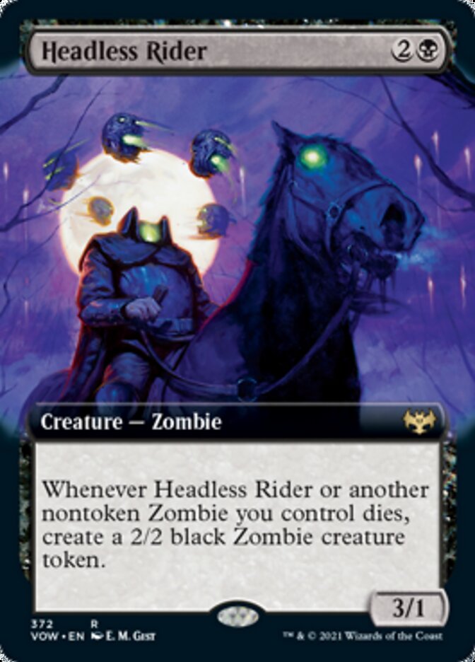 Headless Rider (Extended Art) [Innistrad: Crimson Vow] | Lots Moore NSW