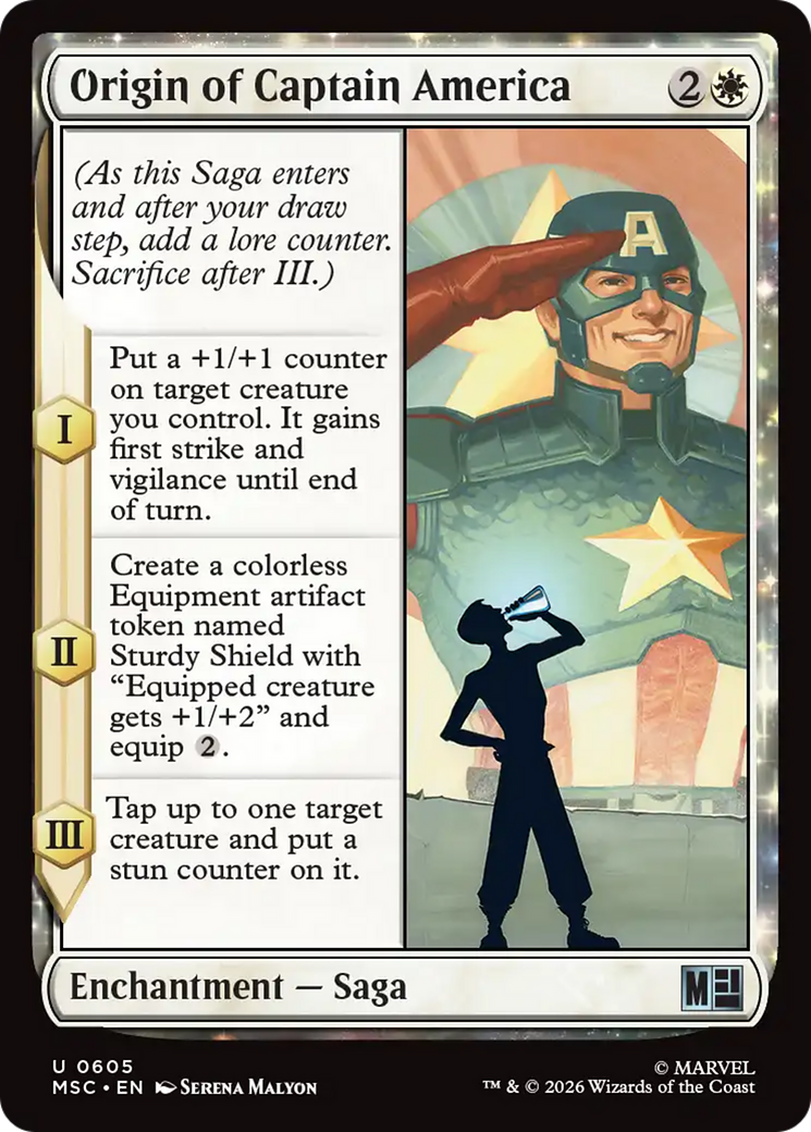 Origin of Captain America [Marvel Super Heroes Commander] | Lots Moore NSW