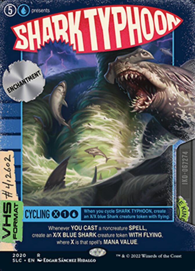Shark Typhoon (Borderless Alternate Art) [Secret Lair Countdown Kit] | Lots Moore NSW