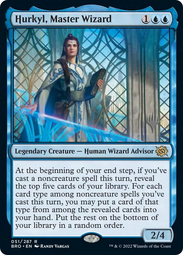 Hurkyl, Master Wizard (Promo Pack) [The Brothers' War Promos] | Lots Moore NSW