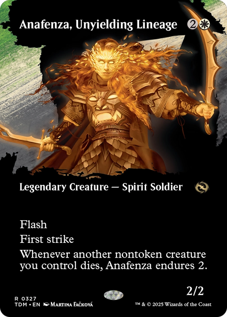 Anafenza, Unyielding Lineage (Borderless) [Tarkir: Dragonstorm] | Lots Moore NSW
