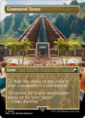 Command Tower // Command Tower (Borderless) [Jurassic World Collection] | Lots Moore NSW