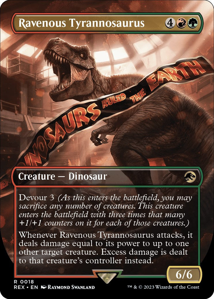 Ravenous Tyrannosaurus (Borderless) [Jurassic World Collection] | Lots Moore NSW