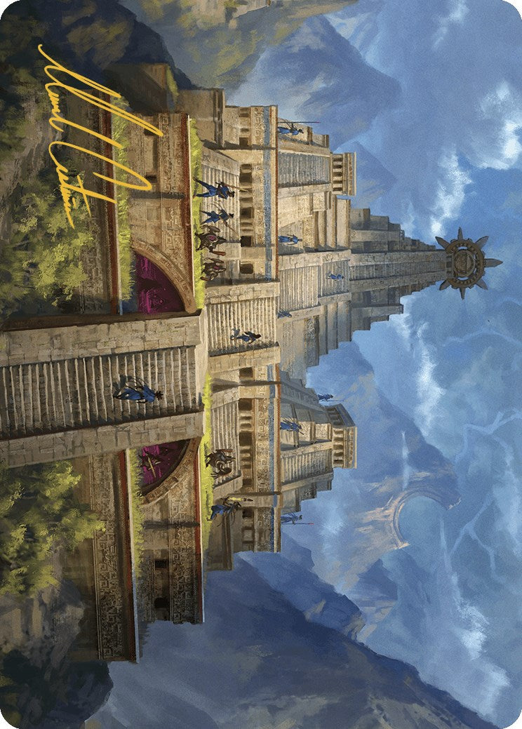 Barracks of the Thousand Art Card (Gold-Stamped Signature) [The Lost Caverns of Ixalan Art Series] | Lots Moore NSW