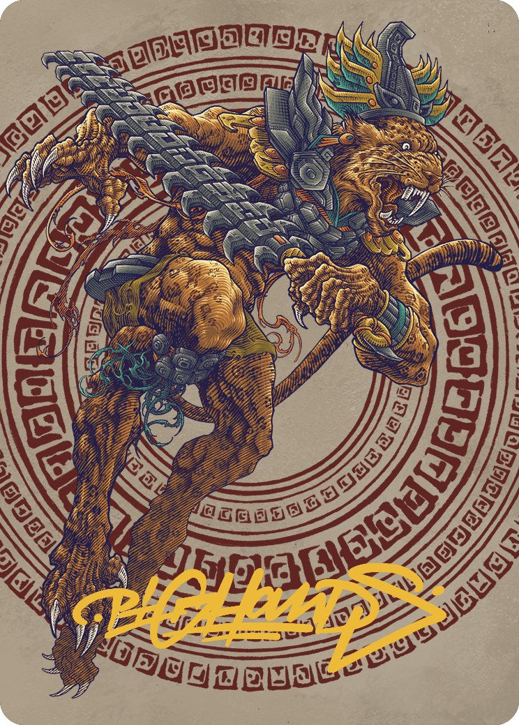 Sovereign Okinec Ahau Art Card (Gold-Stamped Signature) [The Lost Caverns of Ixalan Art Series] | Lots Moore NSW