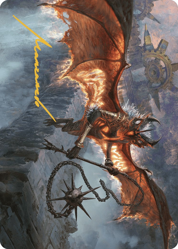 Bloodletter of Aclazotz Art Card (15/81) (Gold-Stamped Signature) [The Lost Caverns of Ixalan Art Series] | Lots Moore NSW