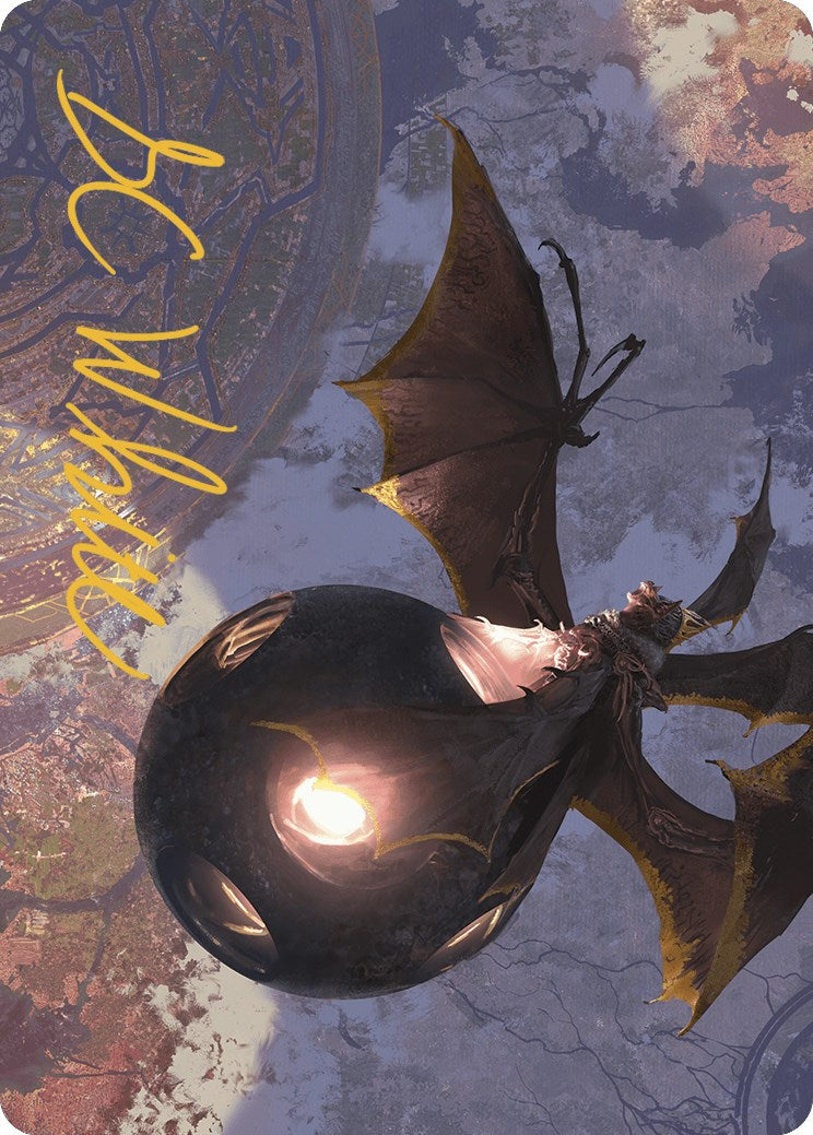 Malicious Eclipse Art Card (Gold-Stamped Signature) [The Lost Caverns of Ixalan Art Series] | Lots Moore NSW
