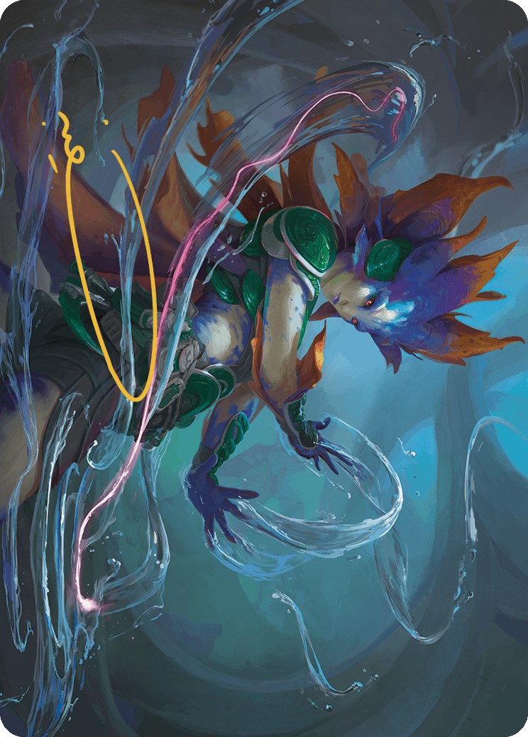 Nicanzil, Current Conductor Art Card (Gold-Stamped Signature) [The Lost Caverns of Ixalan Art Series] | Lots Moore NSW
