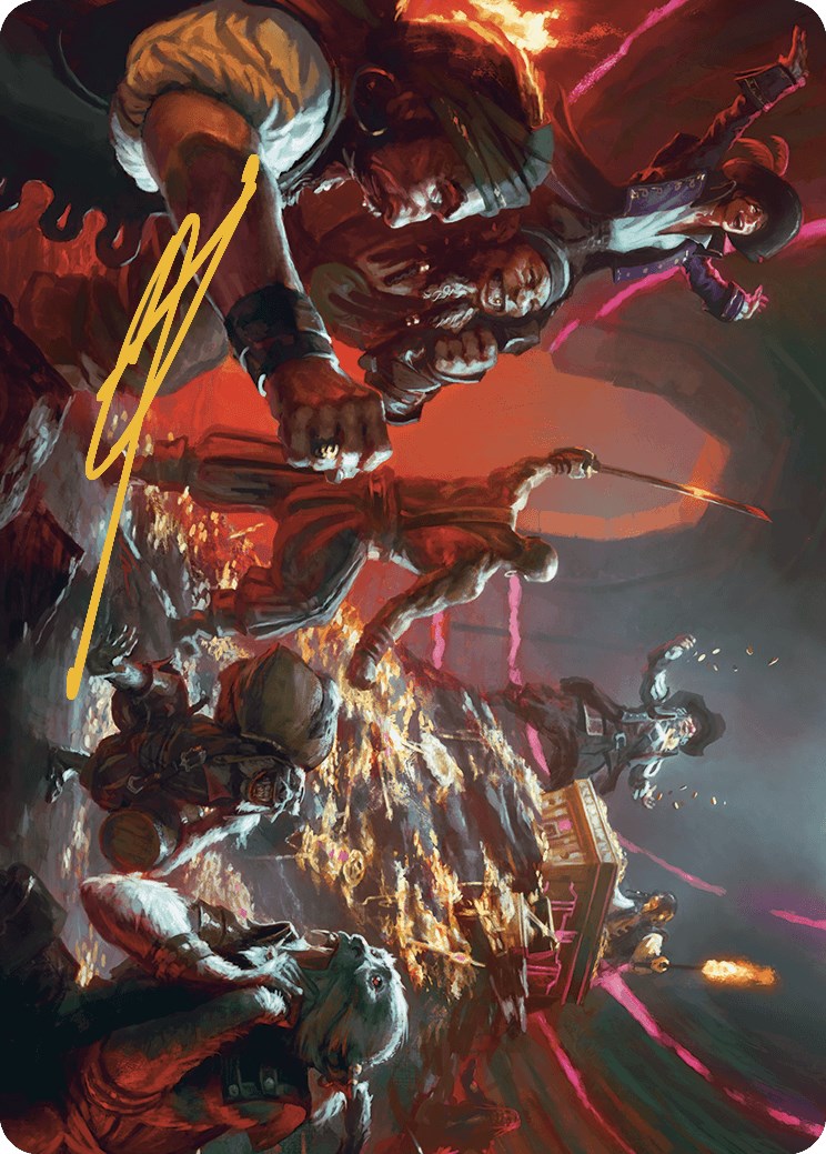 Hit the Mother Lode Art Card (Gold-Stamped Signature) [The Lost Caverns of Ixalan Art Series] | Lots Moore NSW