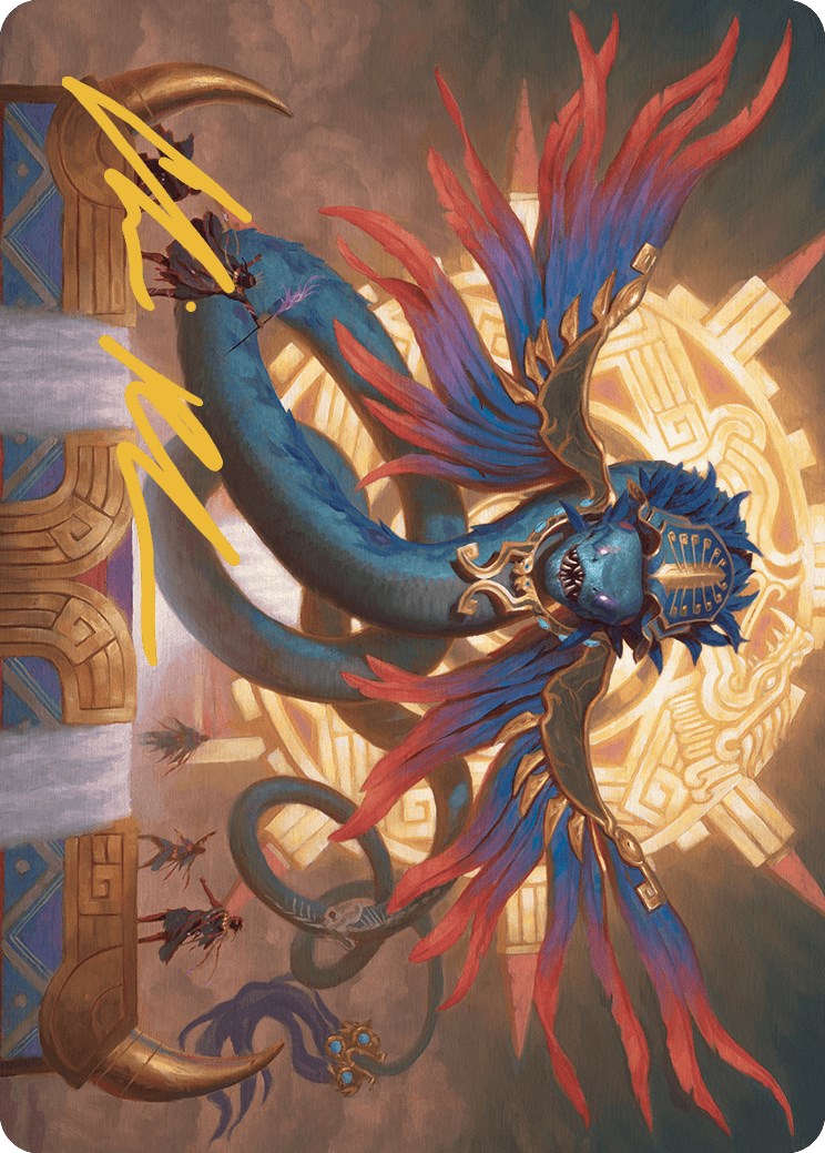 Ojer Pakpatiq, Deepest Epoch Art Card (13/81) (Gold-Stamped Signature) [The Lost Caverns of Ixalan Art Series] | Lots Moore NSW