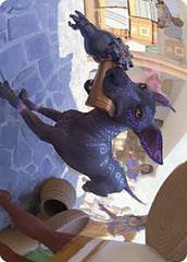 Mischievous Pup Art Card [The Lost Caverns of Ixalan Art Series] | Lots Moore NSW