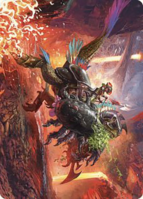 Triumphant Chomp Art Card [The Lost Caverns of Ixalan Art Series] | Lots Moore NSW