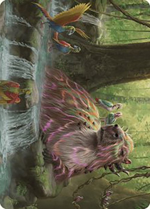 Basking Capybara Art Card [The Lost Caverns of Ixalan Art Series] | Lots Moore NSW
