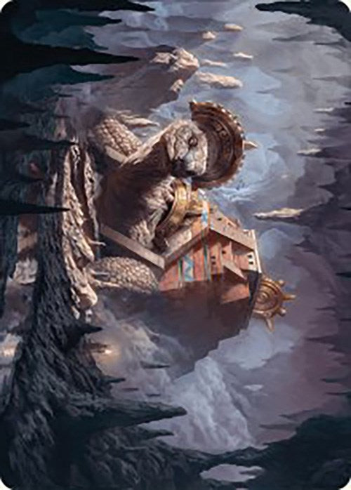 Bedrock Tortoise Art Card [The Lost Caverns of Ixalan Art Series] | Lots Moore NSW