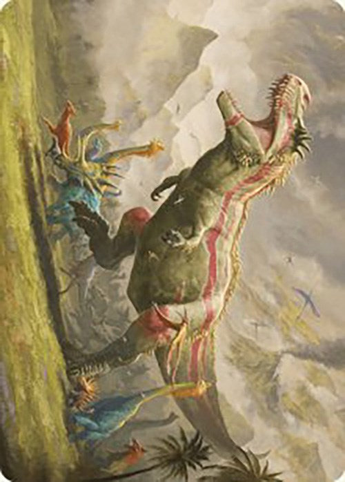 Ghalta, Stampede Tyrant Art Card [The Lost Caverns of Ixalan Art Series] | Lots Moore NSW