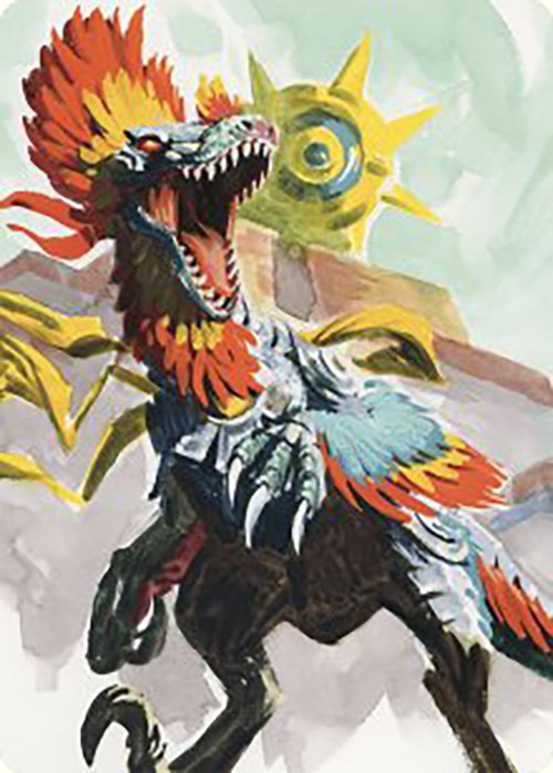 Pantlaza, Sun-Favored Art Card [The Lost Caverns of Ixalan Art Series] | Lots Moore NSW
