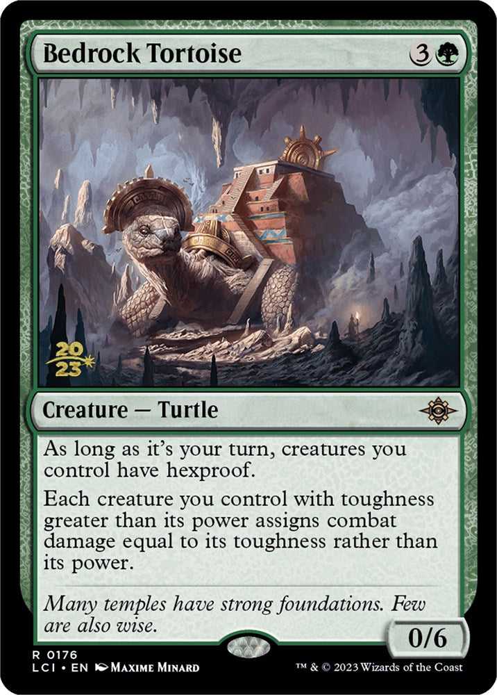 Bedrock Tortoise [The Lost Caverns of Ixalan Prerelease Cards] | Lots Moore NSW