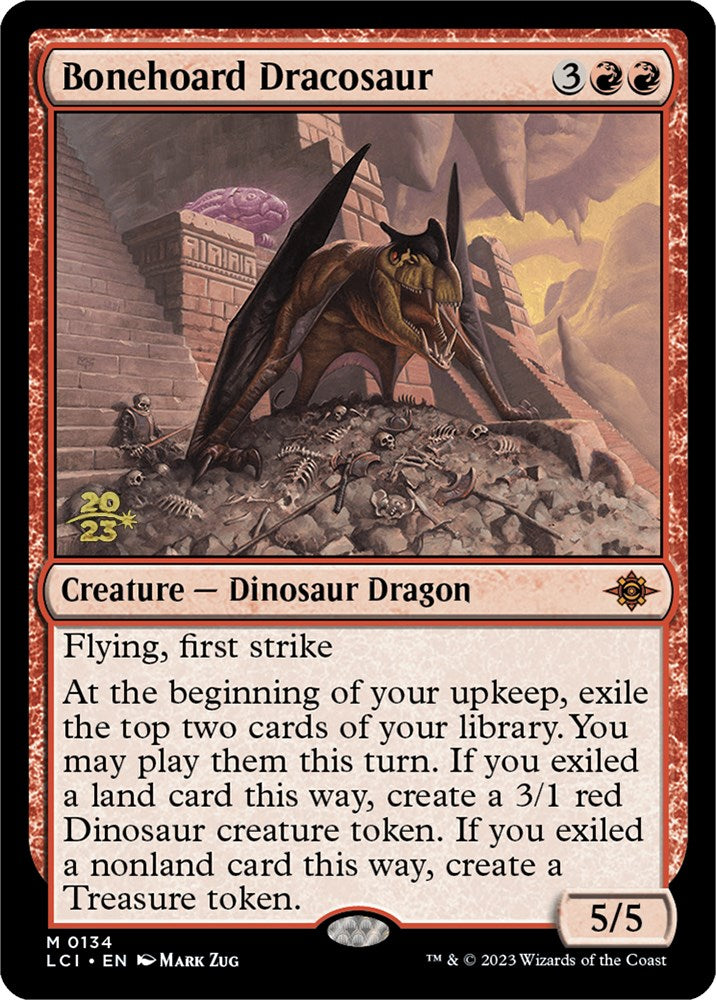 Bonehoard Dracosaur [The Lost Caverns of Ixalan Prerelease Cards] | Lots Moore NSW