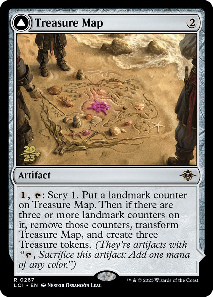 Treasure Map // Treasure Cove [The Lost Caverns of Ixalan Prerelease Cards] | Lots Moore NSW