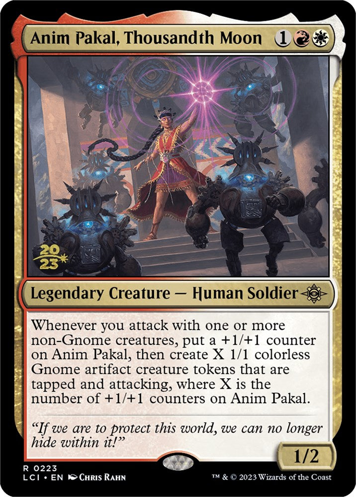 Anim Pakal, Thousandth Moon [The Lost Caverns of Ixalan Prerelease Cards] | Lots Moore NSW