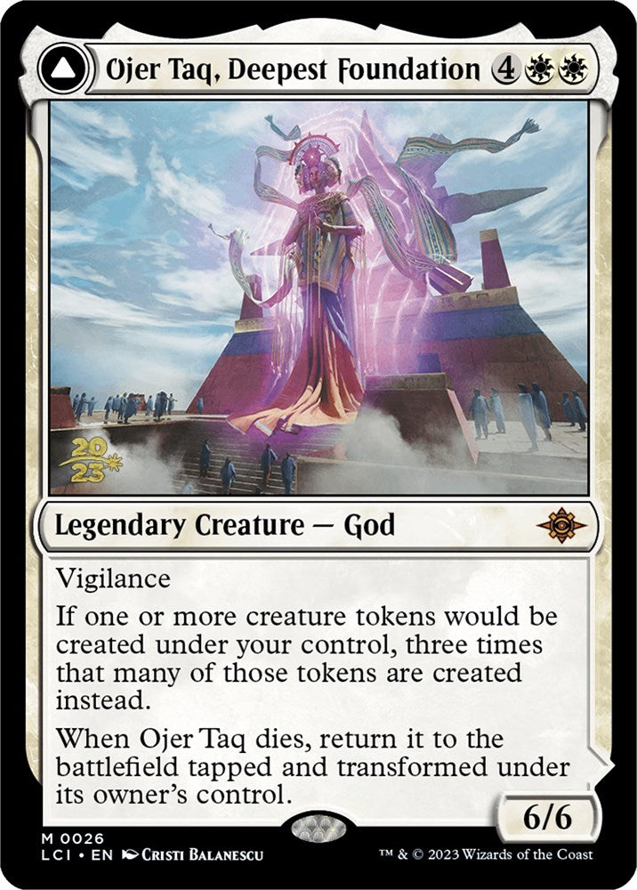Ojer Taq, Deepest Foundation // Temple of Civilization [The Lost Caverns of Ixalan Prerelease Cards] | Lots Moore NSW