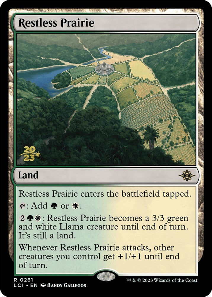 Restless Prairie [The Lost Caverns of Ixalan Prerelease Cards] | Lots Moore NSW