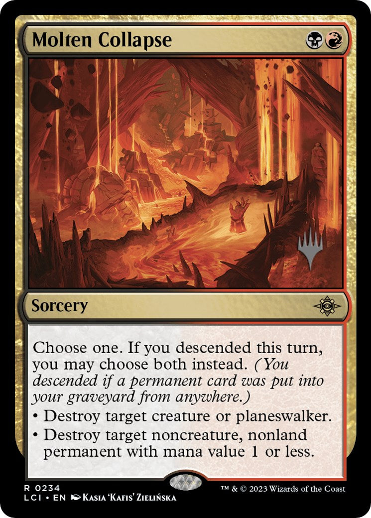 Molten Collapse (Promo Pack) [The Lost Caverns of Ixalan Promos] | Lots Moore NSW
