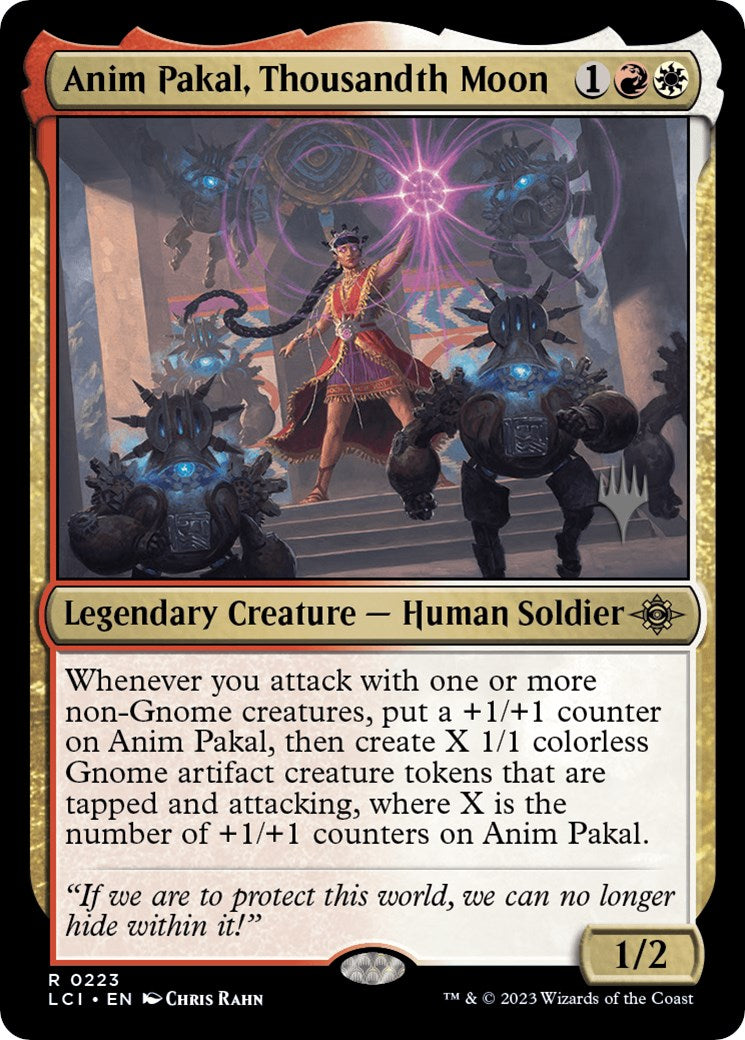 Anim Pakal, Thousandth Moon (Promo Pack) [The Lost Caverns of Ixalan Promos] | Lots Moore NSW