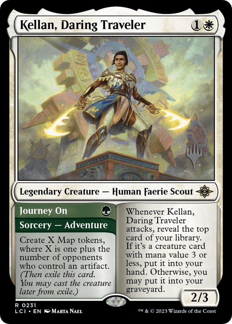 Kellan, Daring Traveler (Promo Pack) [The Lost Caverns of Ixalan Promos] | Lots Moore NSW