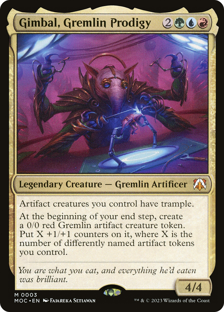 Gimbal, Gremlin Prodigy [March of the Machine Commander] | Lots Moore NSW