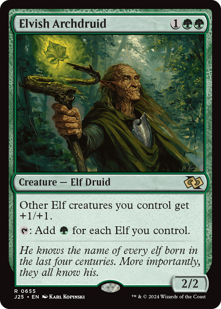 Elvish Archdruid [Foundations Jumpstart] | Lots Moore NSW