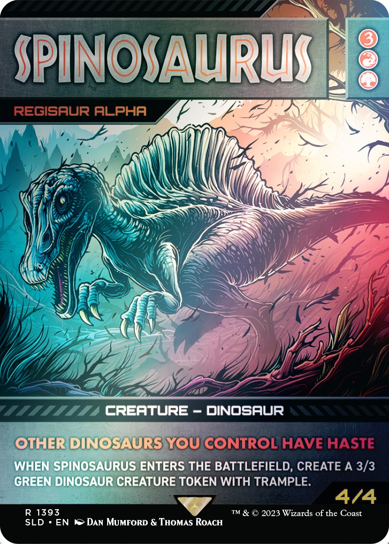 Spinosaurus - Regisaur Alpha (Rainbow Foil) [Secret Lair Drop Series] | Lots Moore NSW