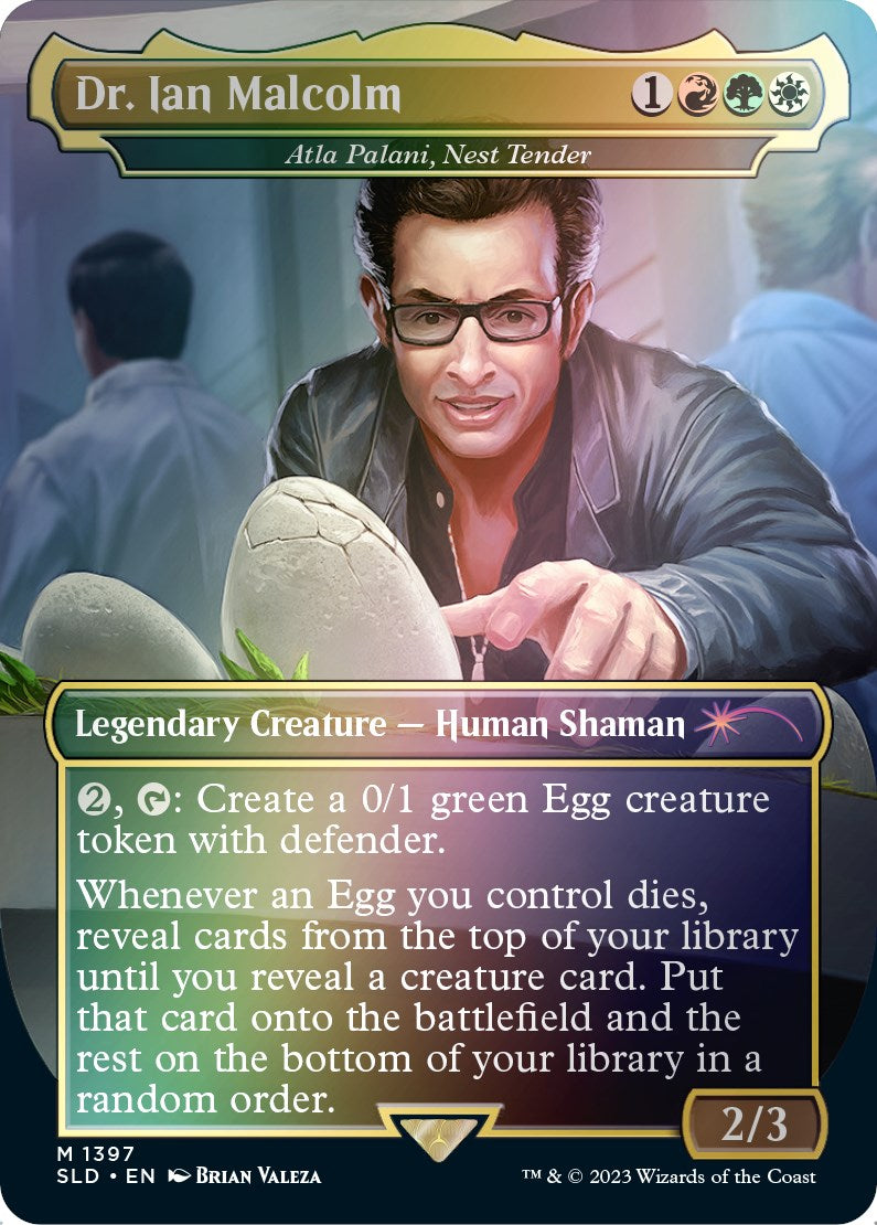 Dr. Ian Malcolm - Atla Palani, Nest Tender (Rainbow Foil) [Secret Lair Drop Series] | Lots Moore NSW