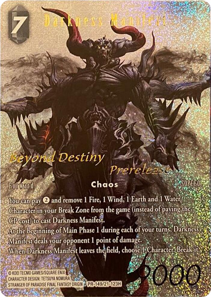 Darkness Manifest (Prerelease Promo) [Promo Cards] | Lots Moore NSW