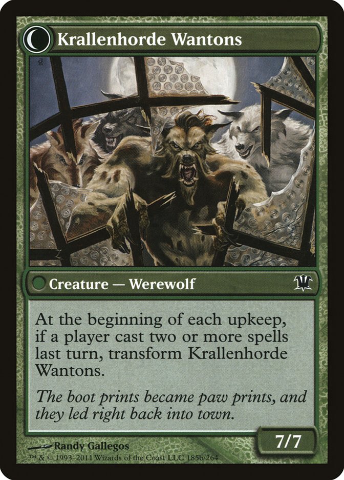 Grizzled Outcasts // Krallenhorde Wantons [Innistrad] | Lots Moore NSW