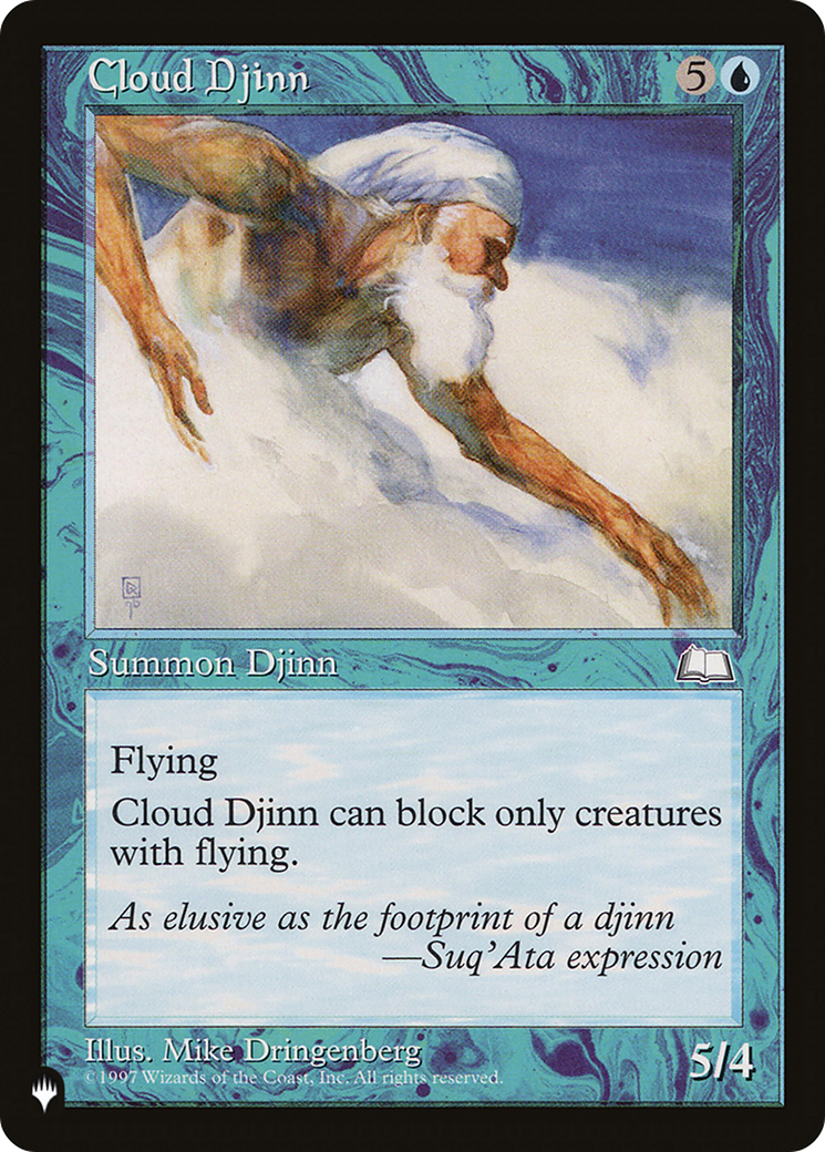 Cloud Djinn [The List Reprints] | Lots Moore NSW