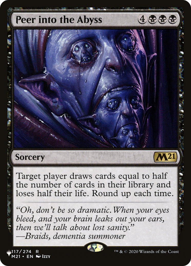 Peer into the Abyss [The List] | Lots Moore NSW