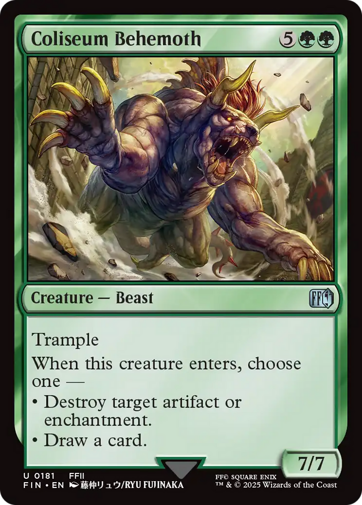 Coliseum Behemoth [FINAL FANTASY] | Lots Moore NSW