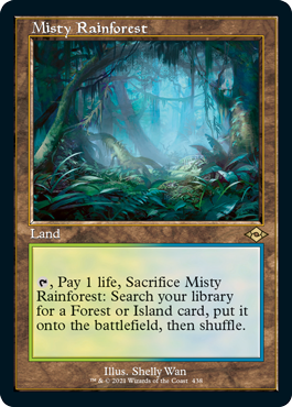 Misty Rainforest (Retro Foil Etched) [Modern Horizons 2] | Lots Moore NSW