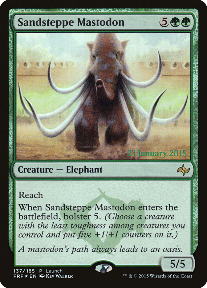 Sandsteppe Mastodon (Launch) [Fate Reforged Prerelease Promos] | Lots Moore NSW