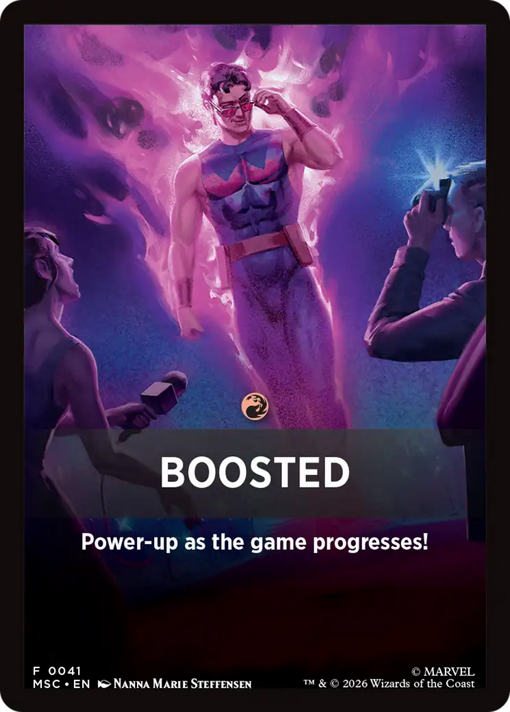 Boosted Theme Card [Marvel Super Heroes Commander] | Lots Moore NSW