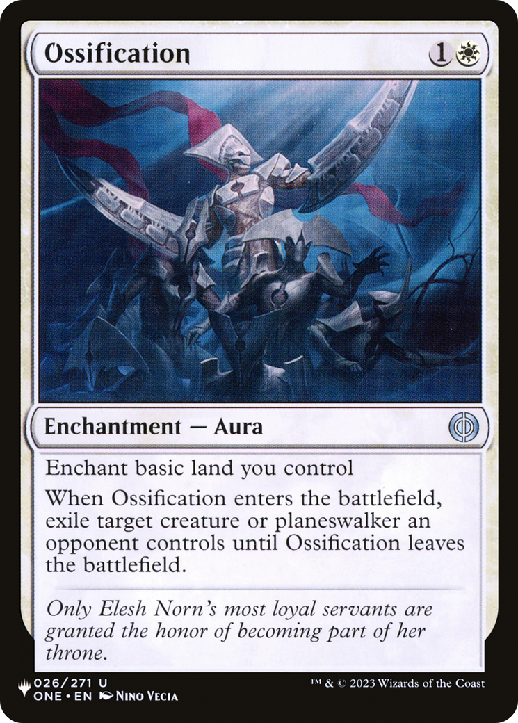 Ossification [The List Reprints] | Lots Moore NSW