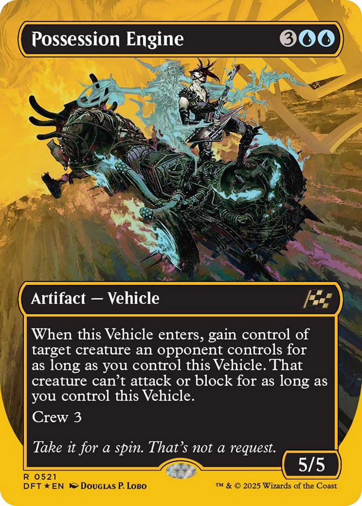 Possession Engine (Borderless) (First-Place Foil) [Aetherdrift] | Lots Moore NSW